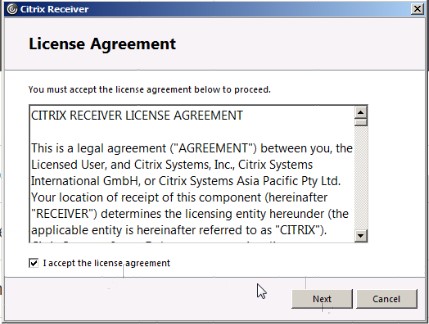 va citrix receiver